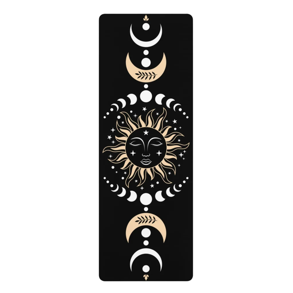 CELESTIAL MOON PHASES YOGA MAT