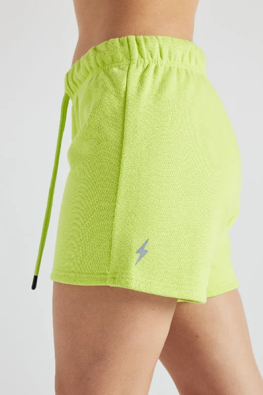 ELECTRIC FLEECE GYM SHORTS