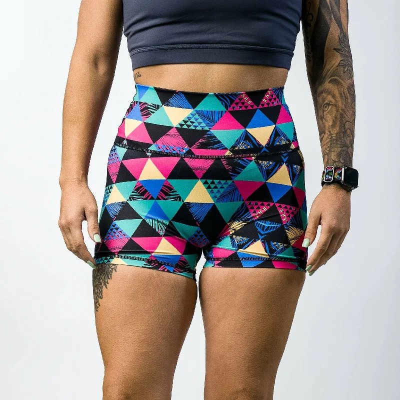 HIGH WAISTED LADIES BUTT SCRUNCH COMPRESSION SHORTS - SEXY YET SAVAGE COLLECTION