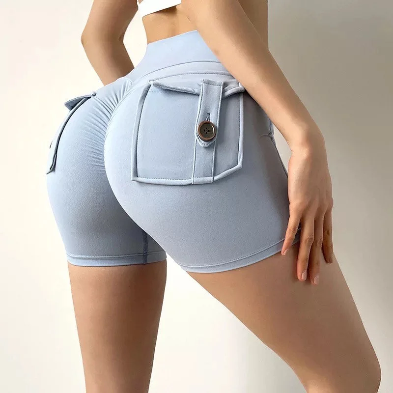 Woman's Back Pocket Yoga shorts