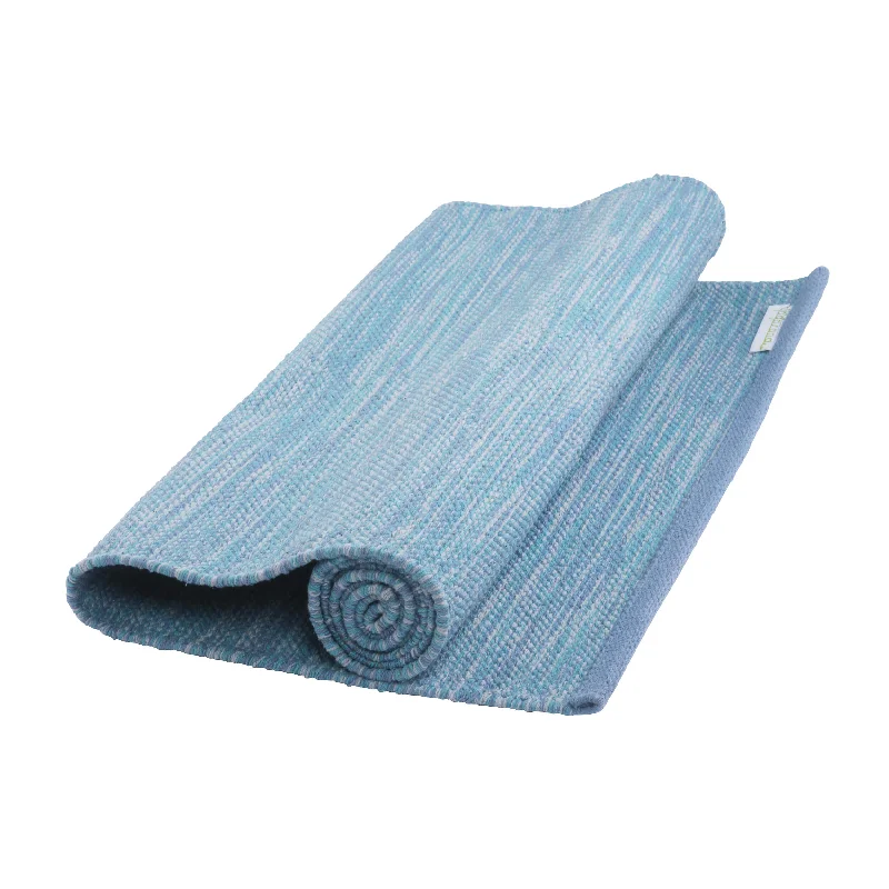 Yogasana Water | Blue Organic Cotton Yoga mat