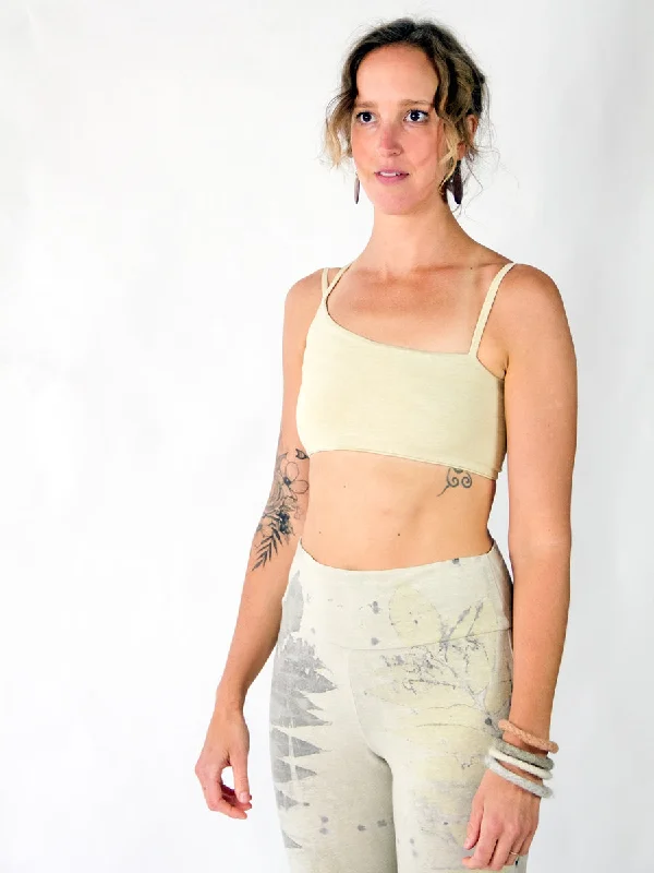 Asymmetrical Yoga Bra Shelf - Limited Edition - Natural Dye Series