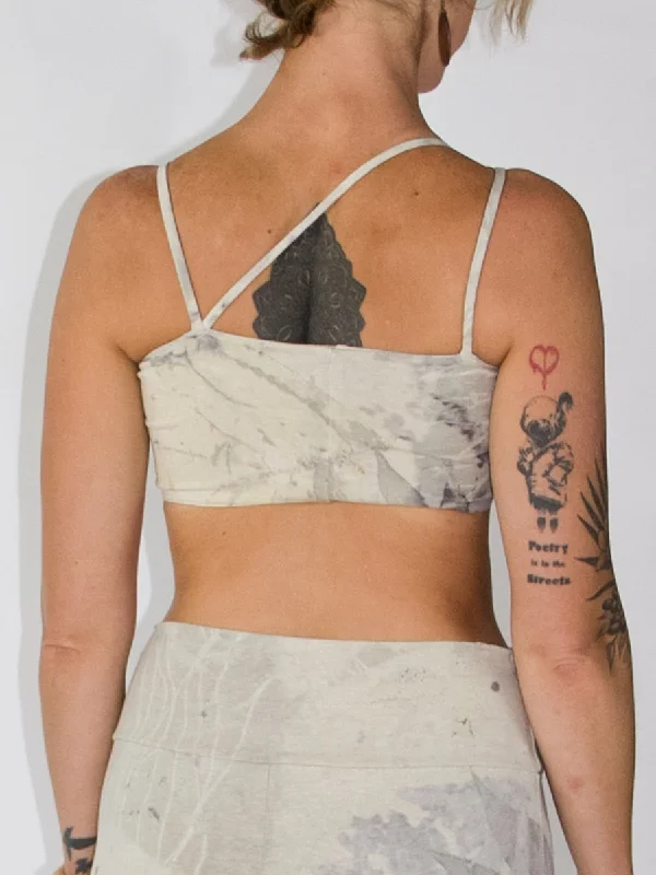 Asymmetrical Yoga Bra Shelf - Limited Edition - Natural Dye Series