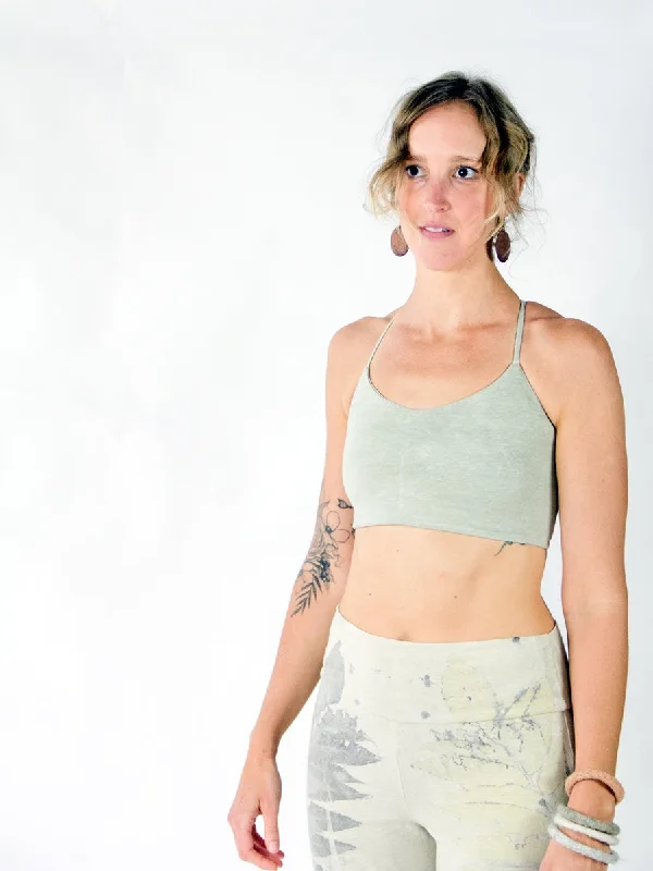 Asymmetrical Yoga Bra Shelf - Limited Edition - Natural Dye Series