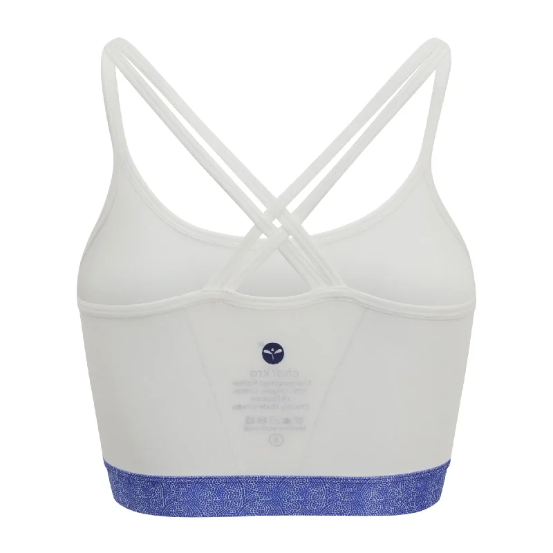 Cool Chakra Yoga Bra White