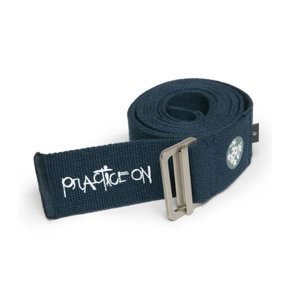 Manduka AligN Yoga Strap 8 Foot- Midnight