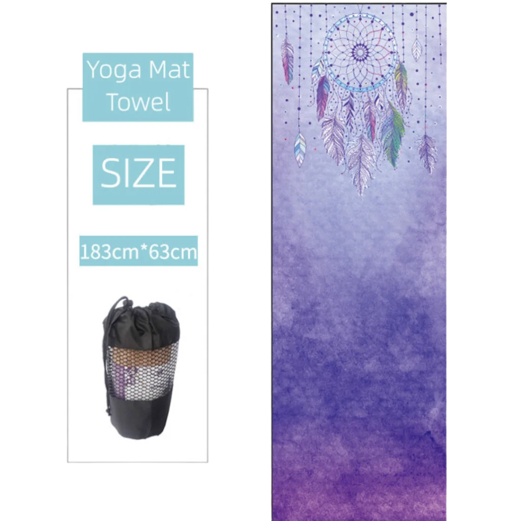 PREMIUM MICROFIBER YOGA MAT TOWEL FOR HOT YOGA