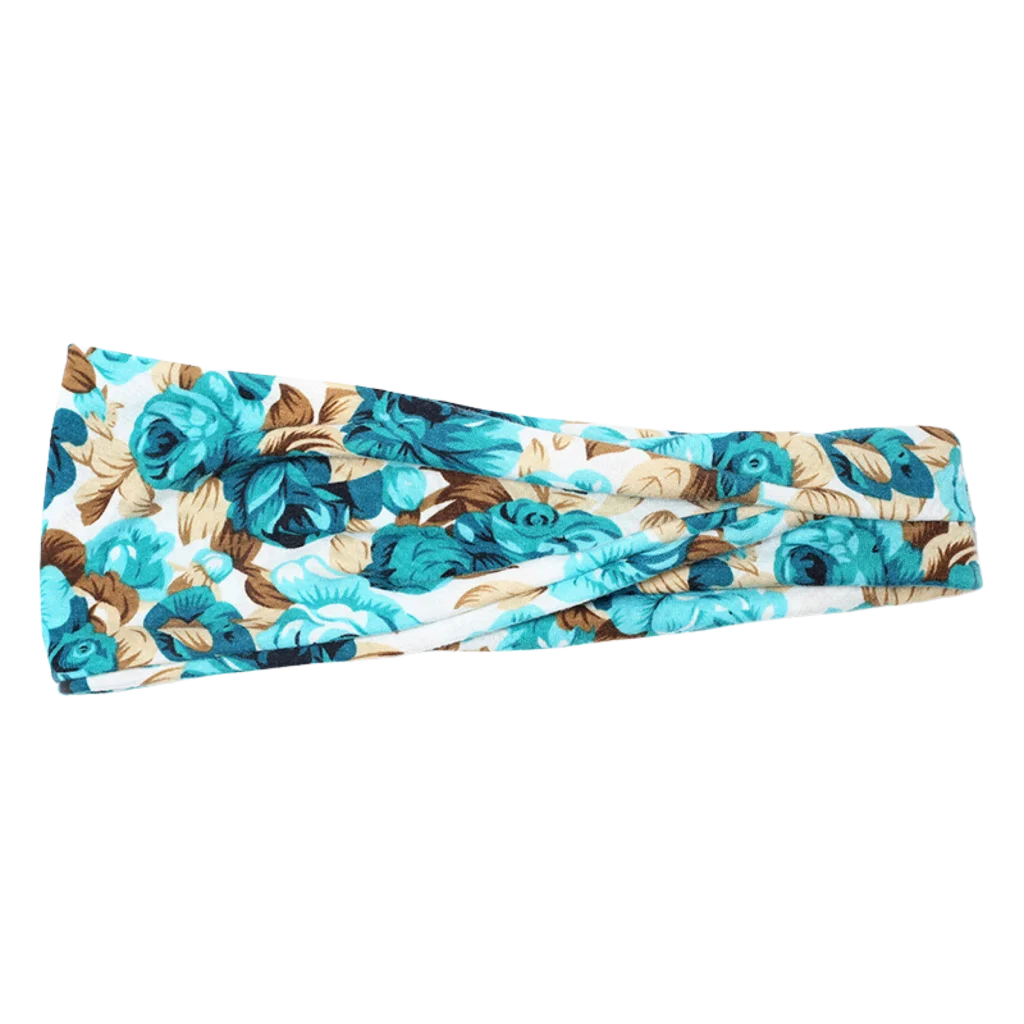 RETRO PRINT YOGA HEADBAND FOR ALL SEASONS