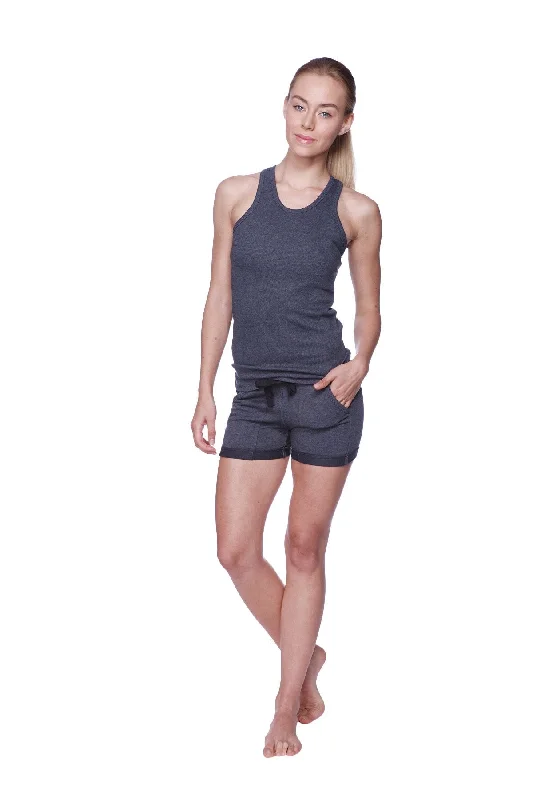 Women's All-American Racerback Tank Top (Charcoal)