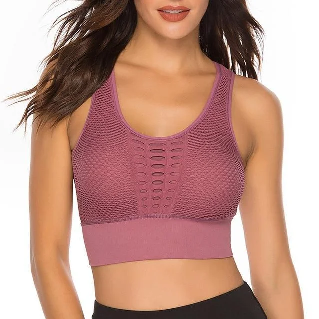 Women's Seamless High Impact Sports Bra Tank Top