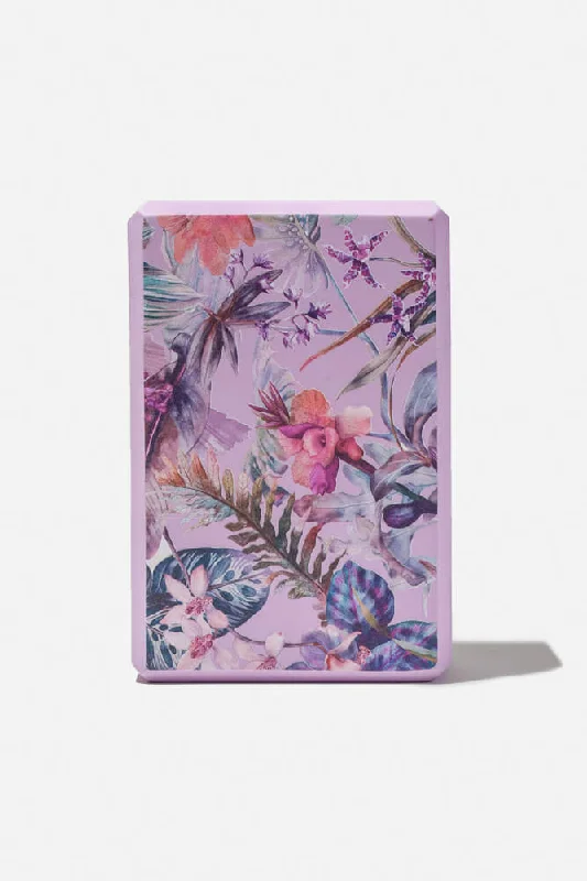 Lavender Rainforest Yoga Block