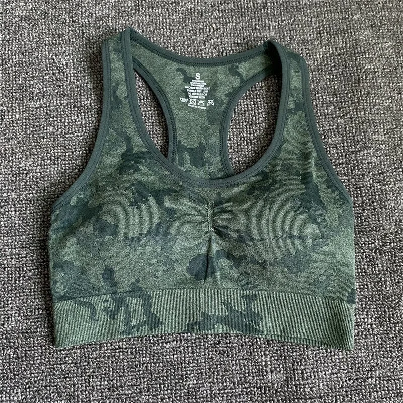 Dark green bra / S