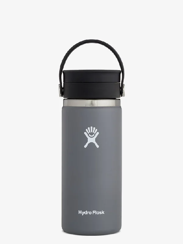 Hydro Flask 473ml (16oz) Wide Mouth w/Flex Sip Lid - Stone