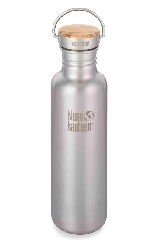 KLEAN KANTEEN // INSULATED REFLECT W/BAMBOO CAP 24 hr COLD - PLASTIC FREE