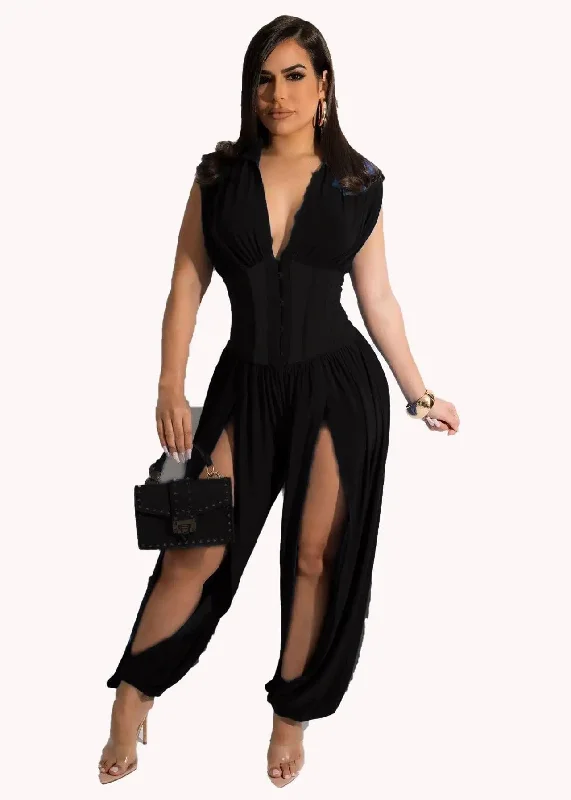 New Solid Color Sleeveless Romper Women Jumpsuits