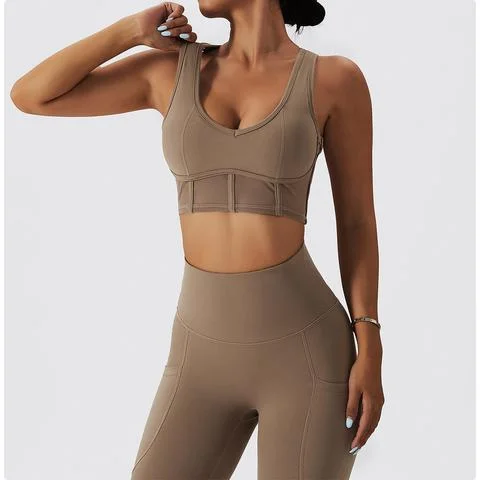 Chocolate / 78% Nylon and 22% Elastane/Spandex / Small