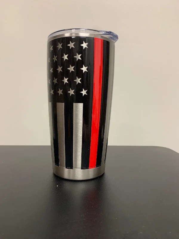 Red Stripe Tumbler