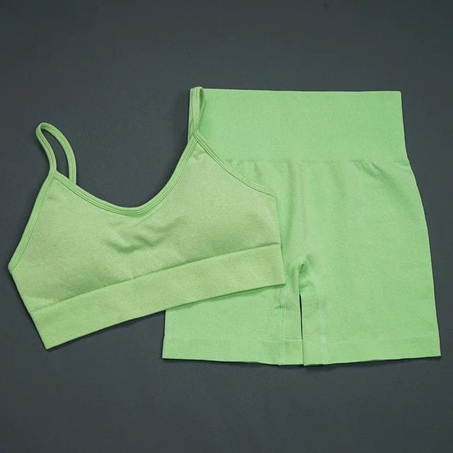 Bra Shorts  green / S