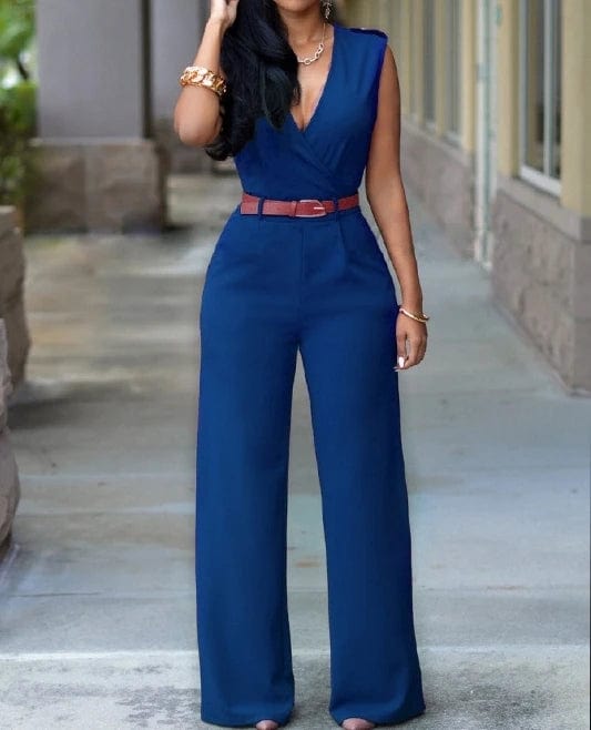 Sleeveless Bodycon Jumpsuit for Women - Party Streetwear Outfit