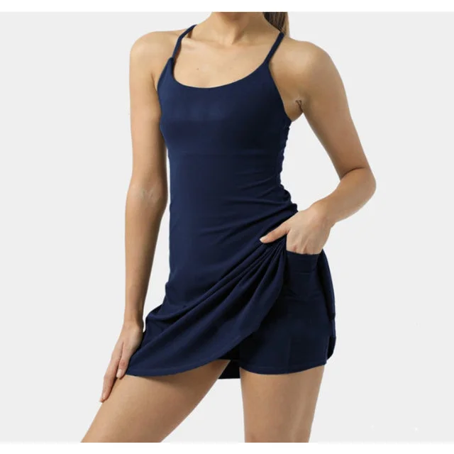 Women's Active Dress with Shorts