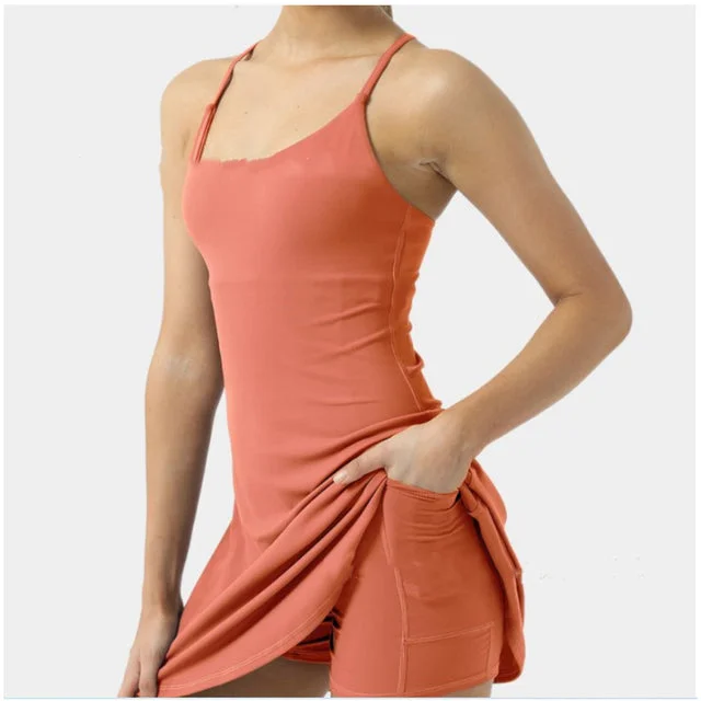 Women's Active Dress with Shorts