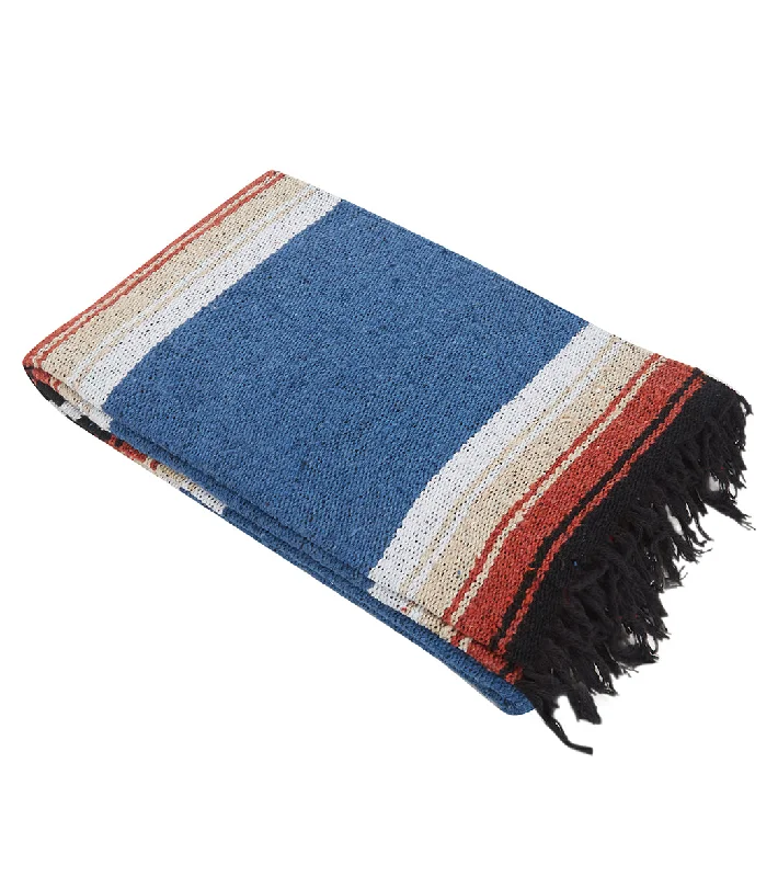 West Path Baja Diamond Mexican Yoga Blanket Harvest Moon