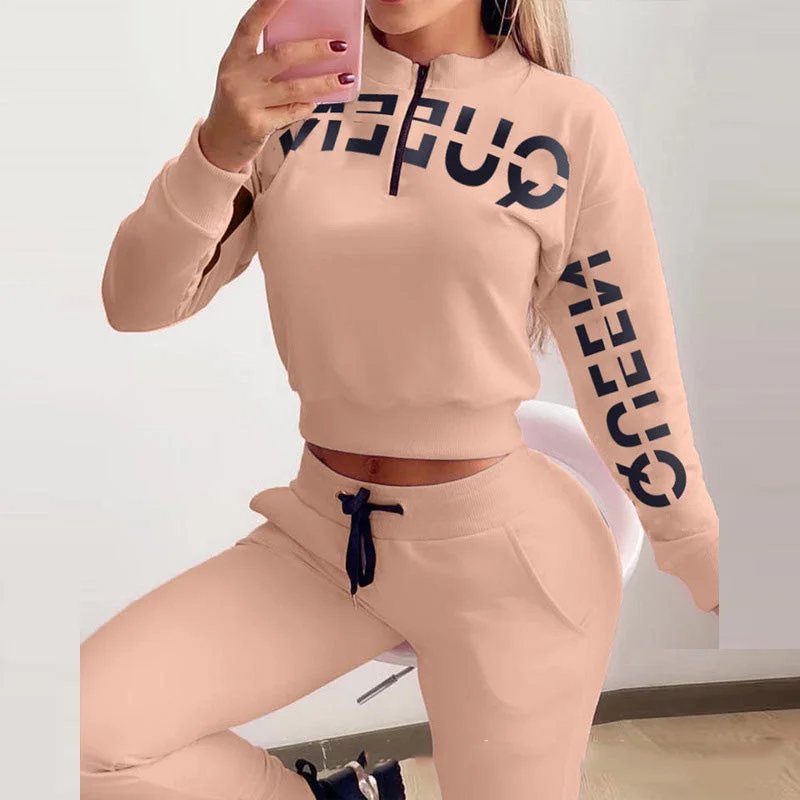 Women's Queen Two Piece Sweat Set