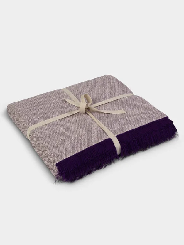 Yoga Studio GOTS Organic Cotton Two Toned Yoga Blanket