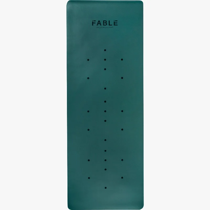 FABLE 4MM PRO GRIP STUDIO YOGA MAT - FOREST GREEN