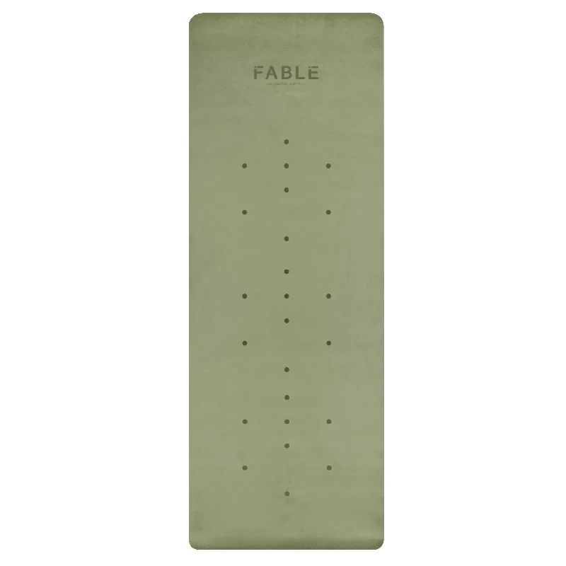 FABLE 4MM PRO GRIP STUDIO YOGA MAT - SAGE GREEN