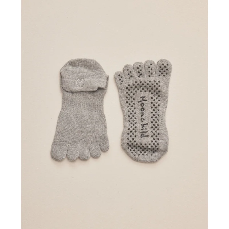 Moonchild Grip Socks - Low Rise - Heather Grey