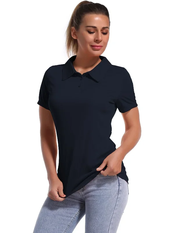 Short Sleeve Slim Fit Polo Shirt darknavy