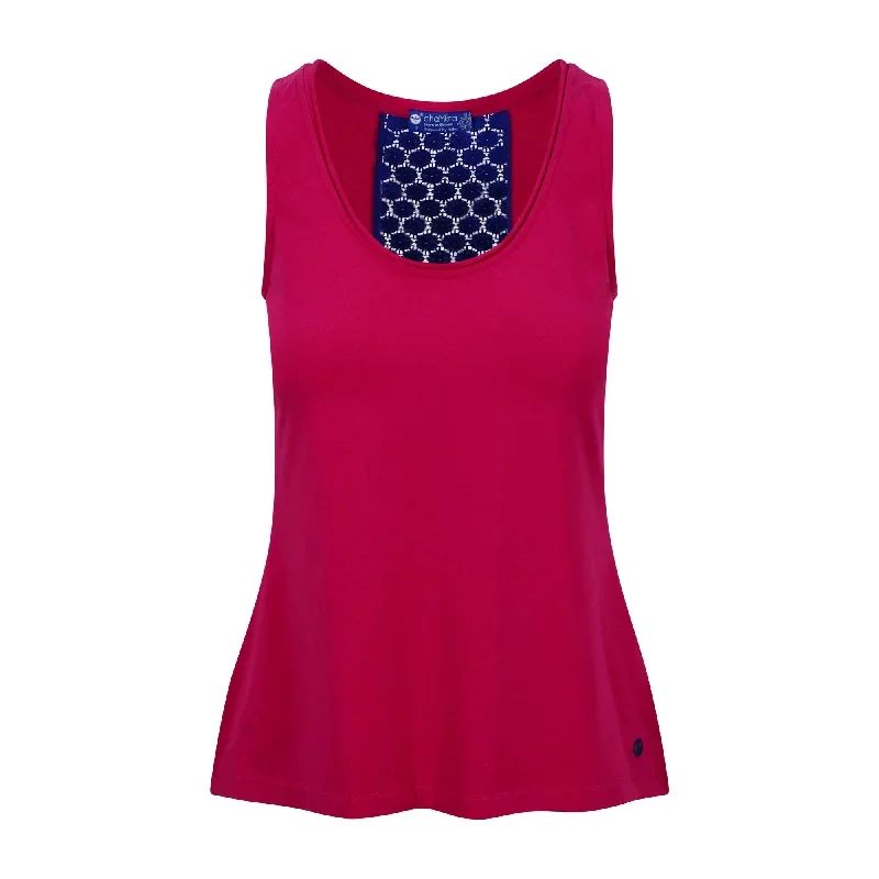 Contrast Chic Tank Magenta