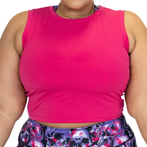 fitted-crop-top-pink