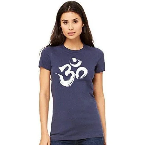 Ladies Brustroke OM Yoga Tee Shirt - Made in America