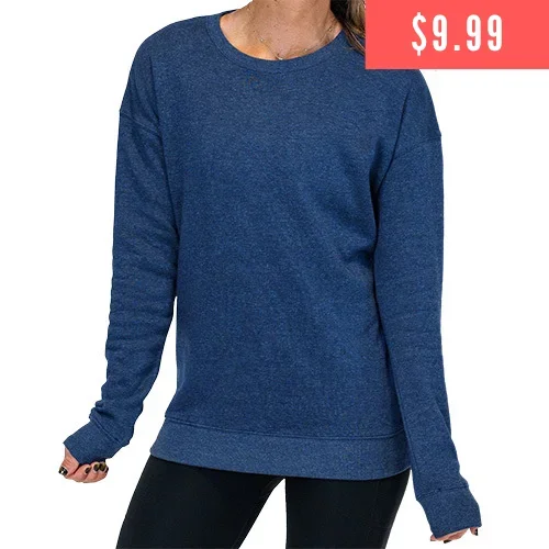 Navy Basic Crew Neck