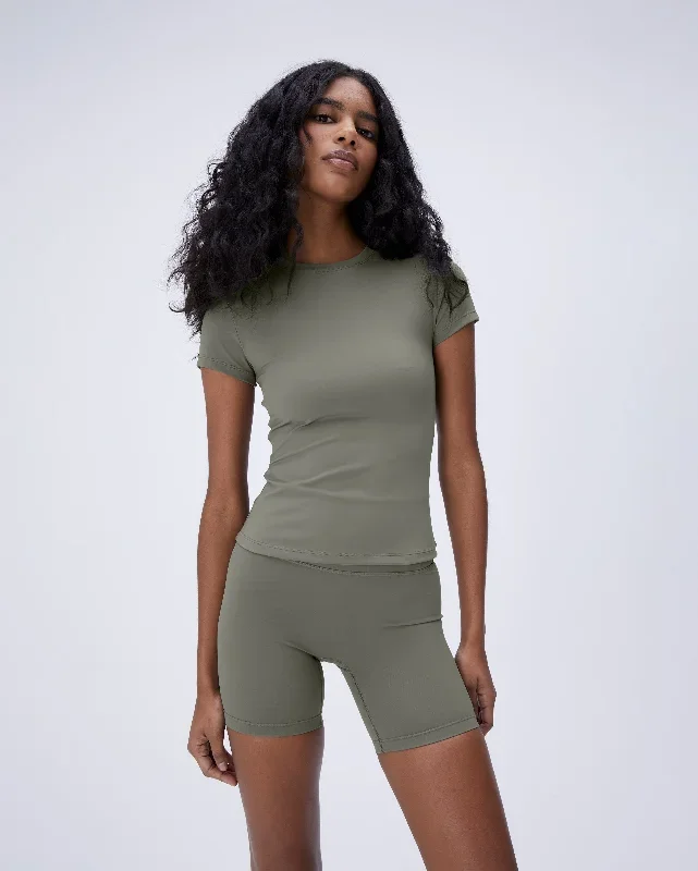 Ultimate Short Sleeve Top - Olive Green