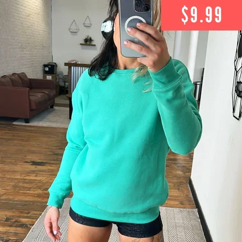 Spearmint Basic Crew Neck