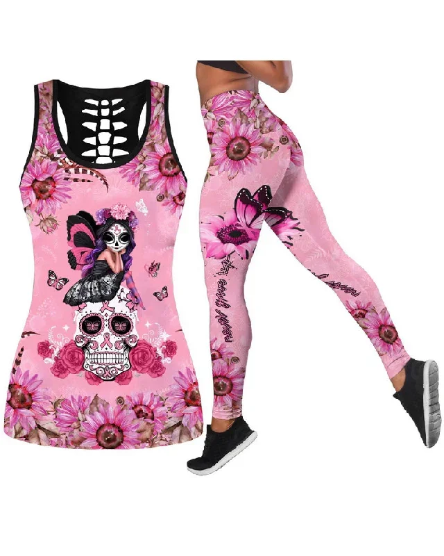 Pink skull suit